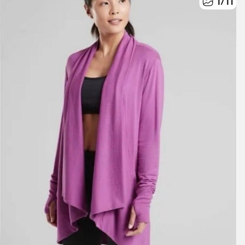 Athleta Women's Lavender Pranayama Cardigan